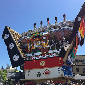 青柏祭のでか山