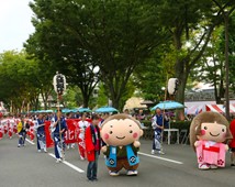 富山地区営業店　富山まつり　おわら輪踊り