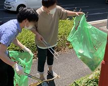 金山橋支店・中村支店　クリーンウォーキングを行いました